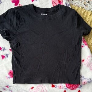 Hollister Classic Black Crop Top